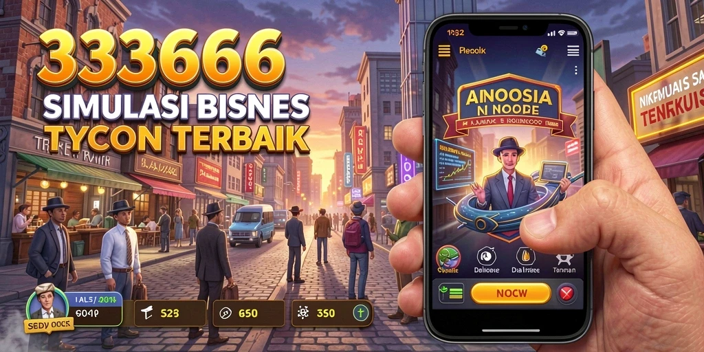 Tampilan menarik dari gameplay 333666 yang menampilkan manajemen bisnis.