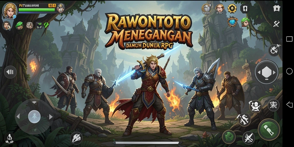 Tampilan gameplay RAWONTOTO yang menegangkan dan penuh aksi.