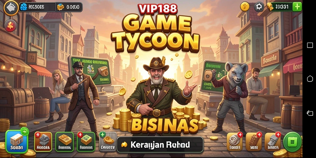 Screenshot gameplay VIP188 menampilkan strategi bisnis yang menarik.