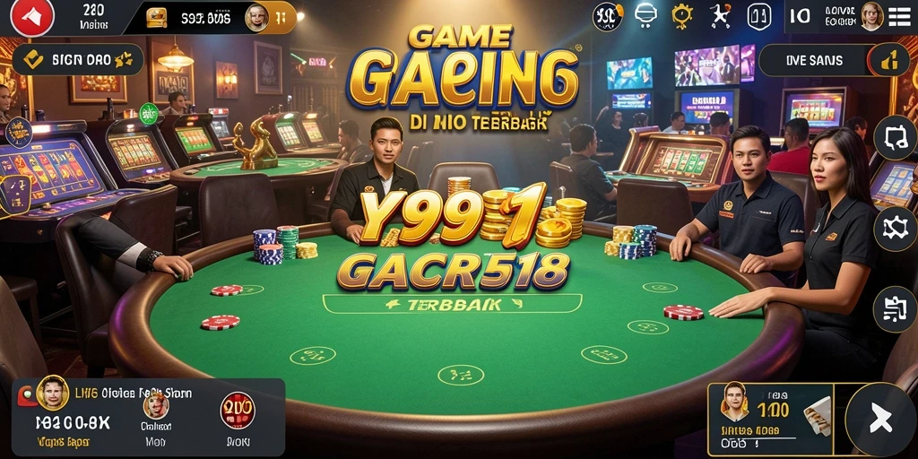 Pengalaman live casino yang mendebarkan dan interaktif.